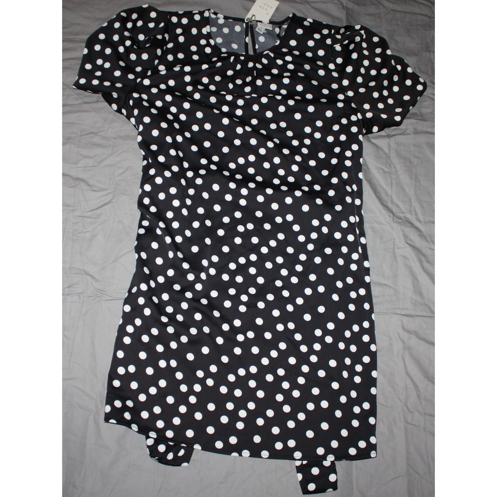 Women's A new day long sleeve belted A-line dress size L NEW